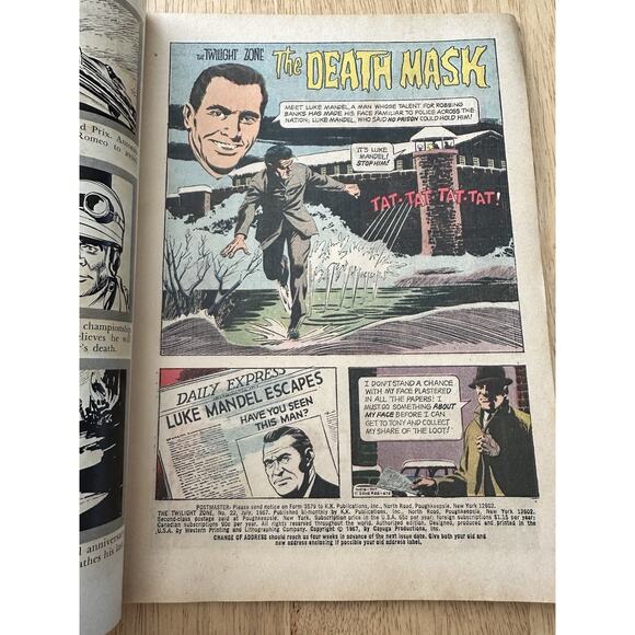 Gold Key Comics, The Twilight Zone #22, The Mask, 1967 Rod Serling Very Good VTG - Picture 3 of 7